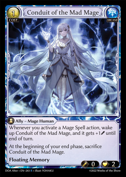 [Arcane] Conduit of the Mad Mage FOIL [DOA Alter-243-R]