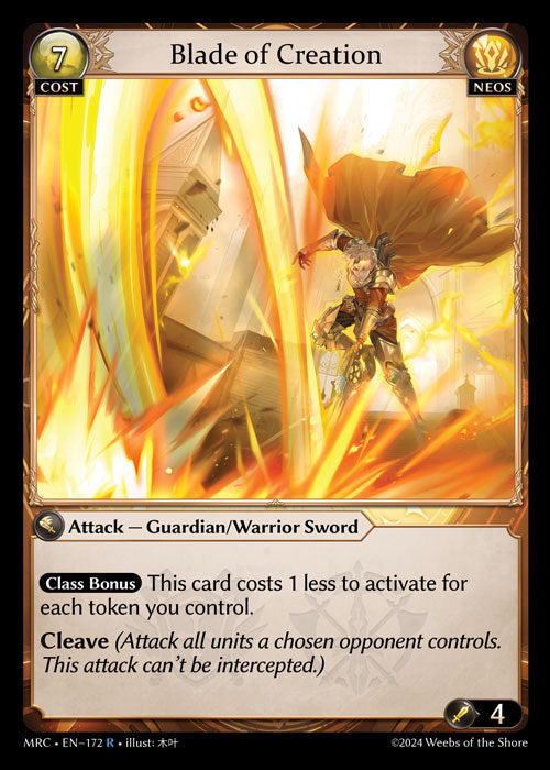 [Neos] Blade of Creation FOIL [MRC-172-R]