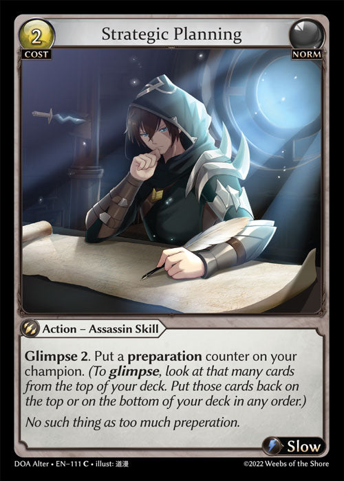 [Norm] Strategic Planning [DOA Alter-111-C]