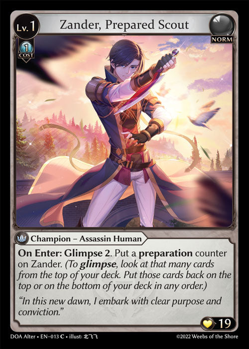 [Norm] Zander, Prepared Scout [DOA Alter-013-C]