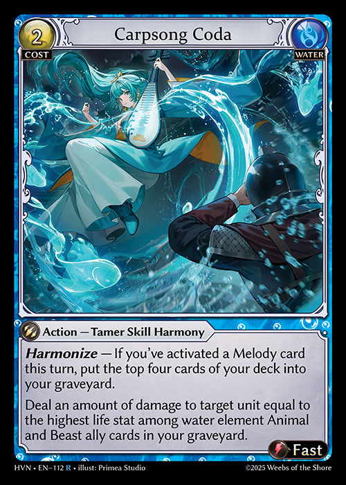 [Water] Carpsong Coda FOIL [HVN-112-R]
