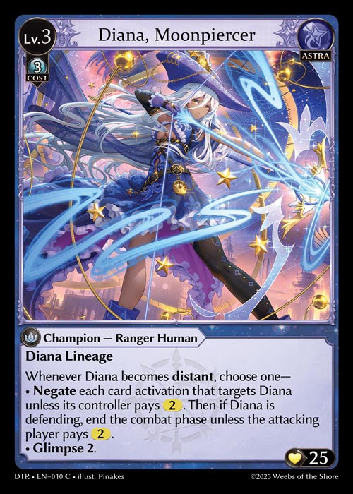 [Astra] Diana, Moonpiercer FOIL [DTR-010-C]