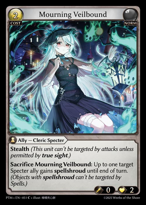 [Norm] Mourning Veilbound FOIL [PTM-051-C]