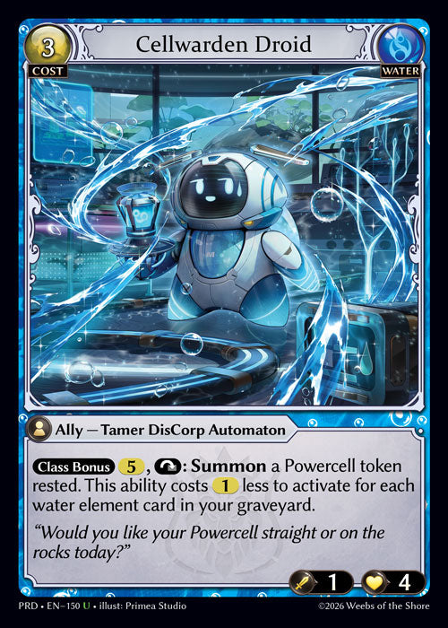 [Water] Cellwarden Droid [PRD-150-U]