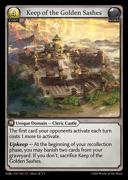 [Norm] Keep of the Golden Sashes FOIL [AMB-055-SR]
