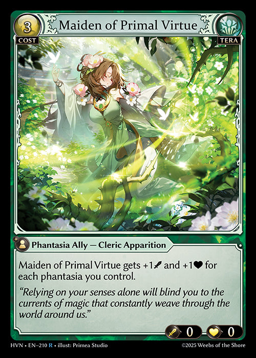 [Tera] Maiden of Primal Virtue FOIL [HVN-210-R]