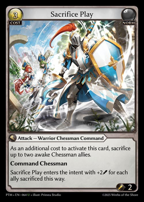 [Norm] Sacrifice Play FOIL [PTM-064-U]