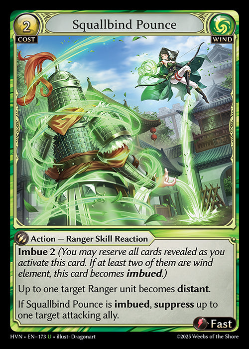 [Wind] Squallbind Pounce FOIL [HVN-173-U]