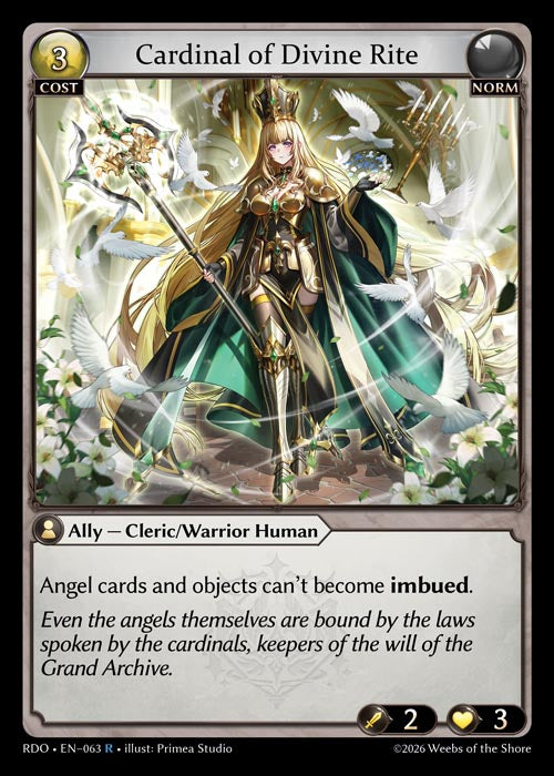 [Norm] Cardinal of Divine Rite [RDO-063-R]
