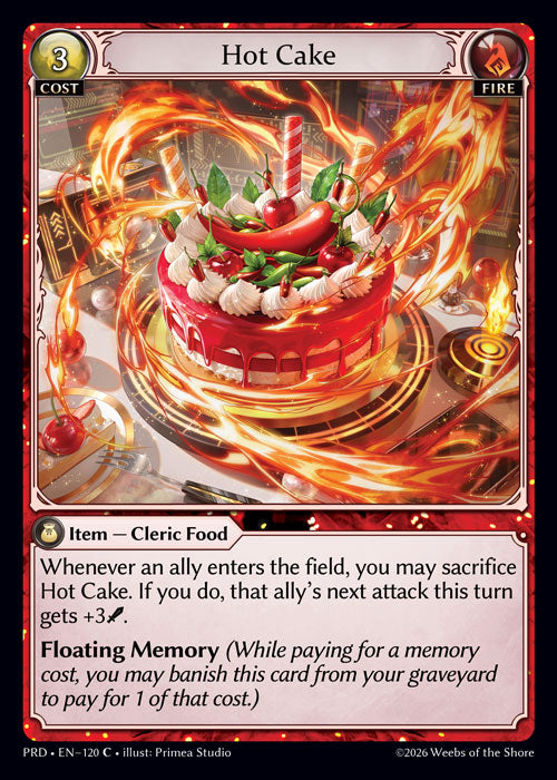 [Fire] Hot Cake FOIL [PRD-120-C]