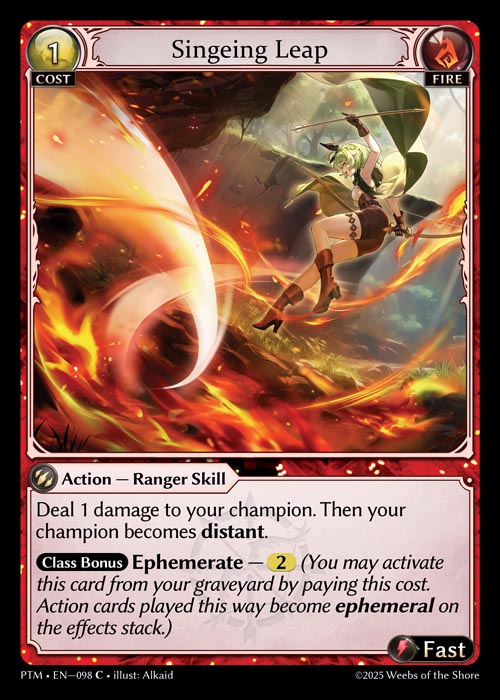 [Fire] Singeing Leap [PTM-098-C]