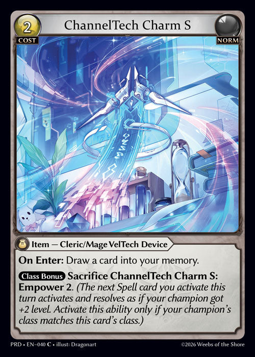 [Norm] ChannelTech Charm S FOIL [PRD-040-C]