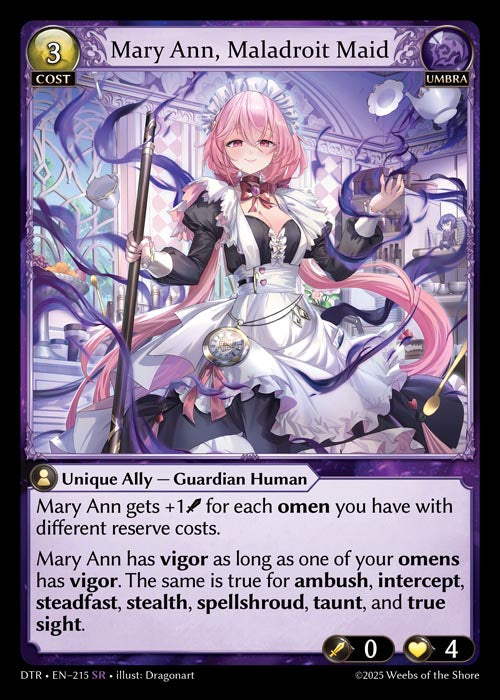 [Umbra] Mary Ann, Maladroit Maid FOIL [DTR-215-SR]