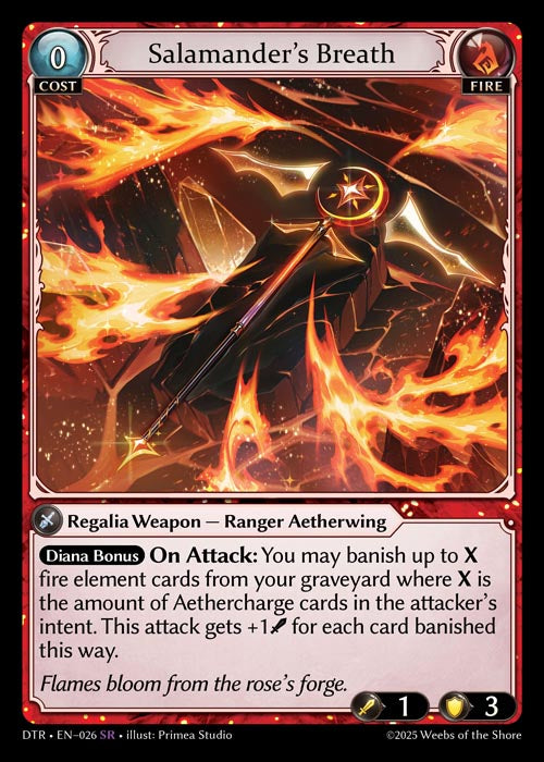 [Fire] Salamander's Breath [DTR-026-SR]