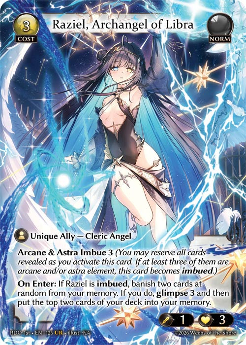 [Norm] Raziel, Archangel of Libra [RDO 1st-126-UR]