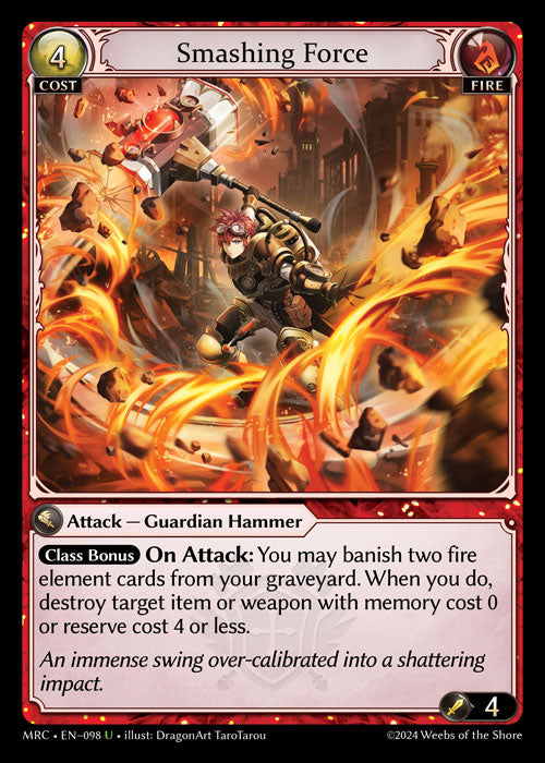 [Fire] Smashing Force [MRC-098-U]