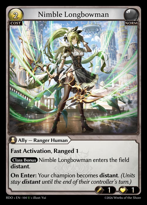 [Norm] Nimble Longbowman CURIO FOIL [RDO-104-U]