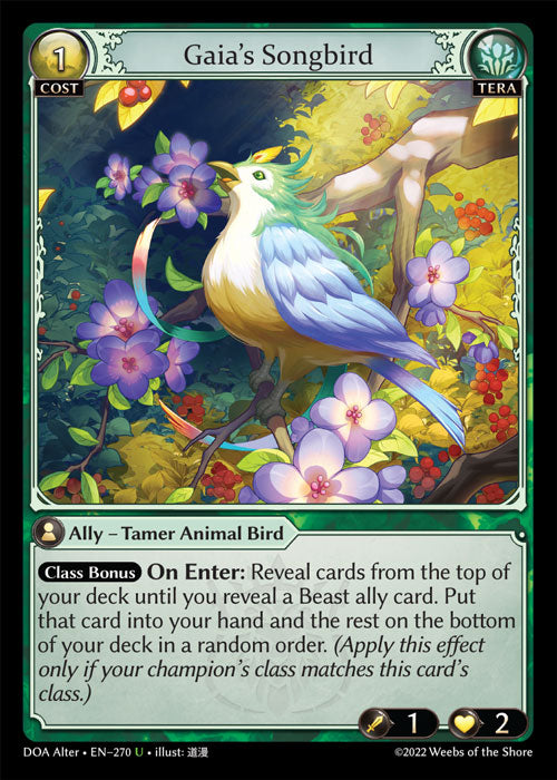 [Tera] Gaia's Songbird FOIL [DOA Alter-270-U]