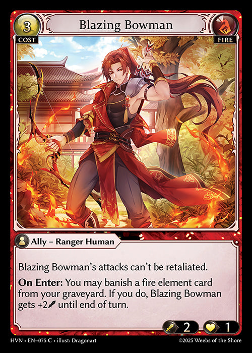 [Fire] Blazing Bowman FOIL [HVN-075-C]