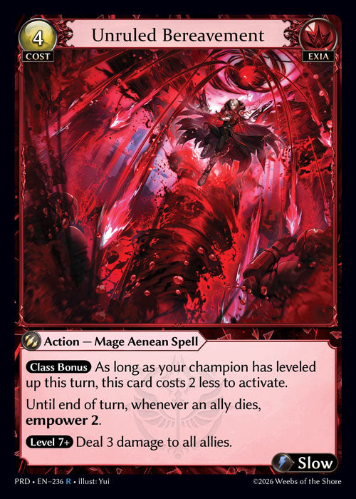 [Exia] Unruled Bereavement FOIL [PRD-236-R]