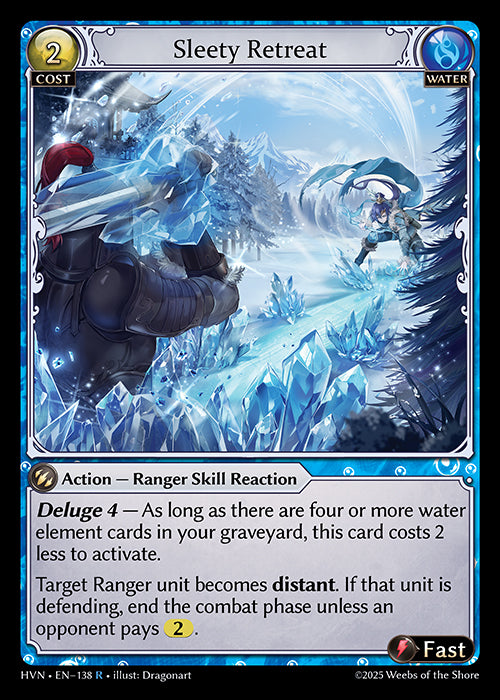 [Water] Sleety Retreat FOIL [HVN-138-R]