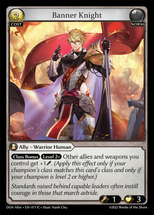 [Norm] Banner Knight FOIL [DOA Alter-071-C]