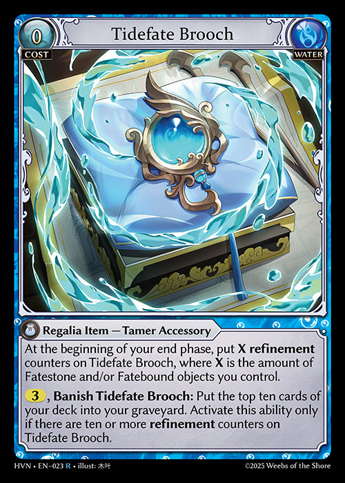 [Water] Tidefate Brooch FOIL [HVN-023-R]