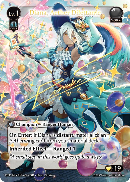 [Norm] Diana, Aether Dilettante CSR [DTR 1st-008-CSR]