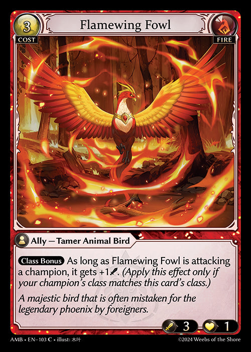 [Fire] Flamewing Fowl [AMB-103-C]