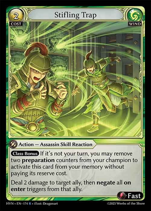 [Wind] Stifling Trap [HVN-174-R]