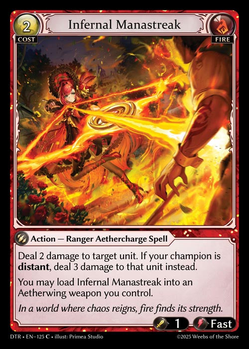 [Fire] Infernal Manastreak FOIL [DTR-125-C]