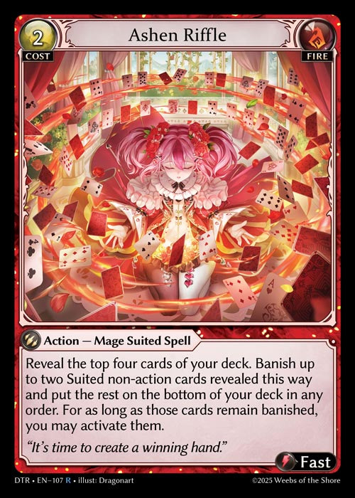 [Fire] Ashen Riffle FOIL [DTR-107-R]