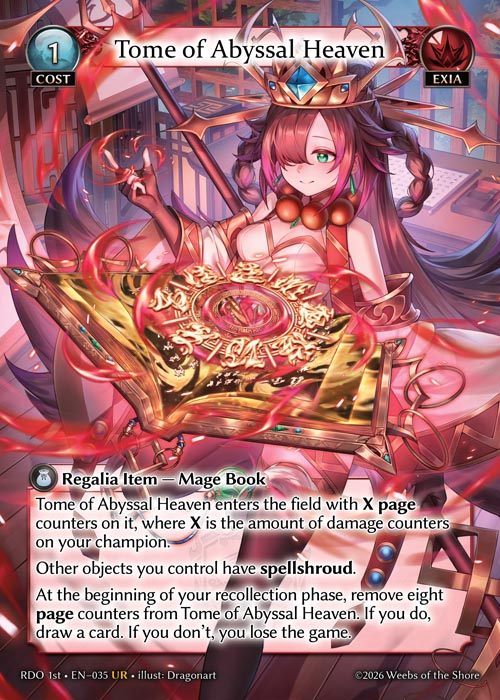 [Exia] Tome of Abyssal Heaven [RDO 1st-035-UR]