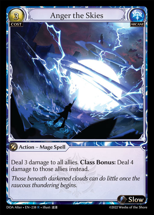 [Arcane] Anger the Skies FOIL [DOA Alter-238-R]