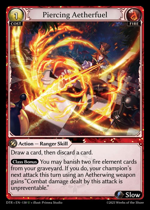 [Fire] Piercing Aetherfuel [DTR-130-U]
