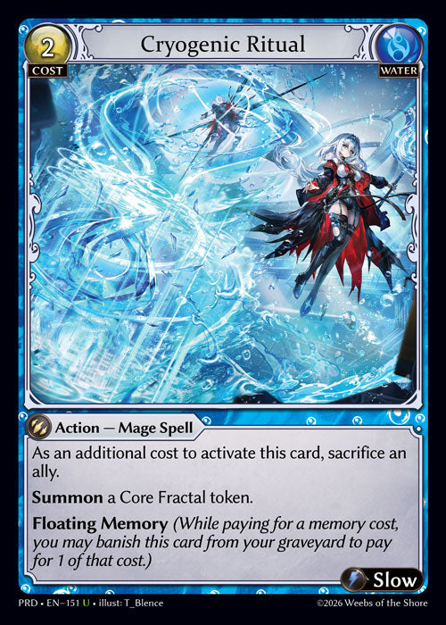 [Water] Cryogenic Ritual FOIL [PRD-151-U]
