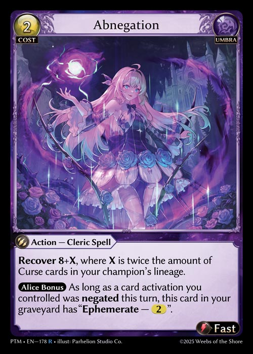 [Umbra] Abnegation [PTM-178-R]