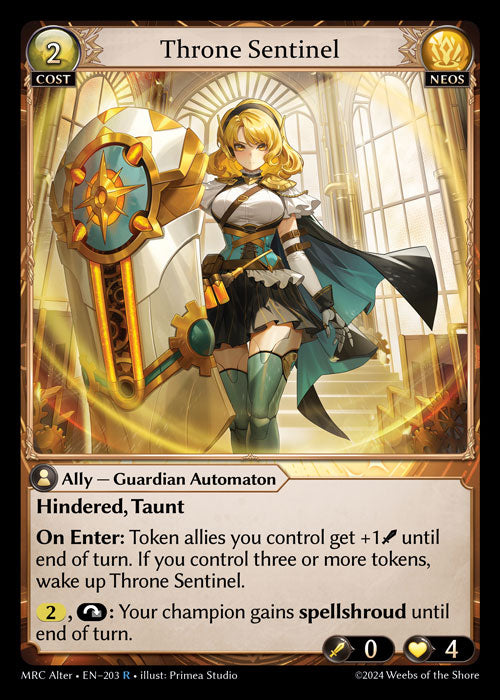 [Neos] Throne Sentinel [MRC Alter-203-R]