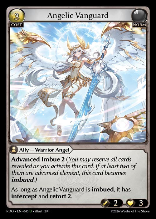 [Norm] Angelic Vanguard FOIL [RDO-045-U]