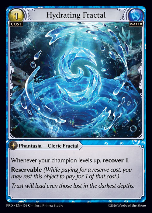 [Water] Hydrating Fractal FOIL [PRD-156-C]