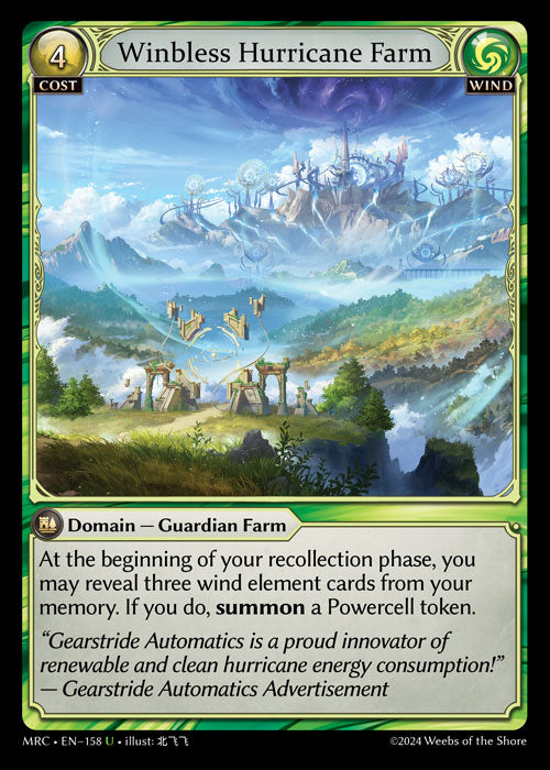 [Wind] Winbless Hurricane Farm [MRC-158-U]