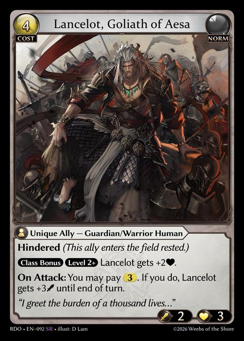 [Norm] Lancelot, Goliath of Aesa [RDO-092-SR]