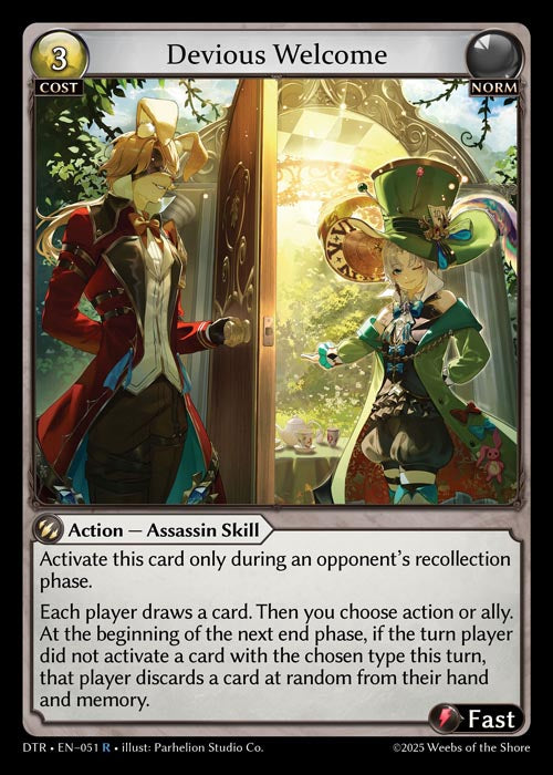 [Norm] Devious Welcome FOIL [DTR-051-R]