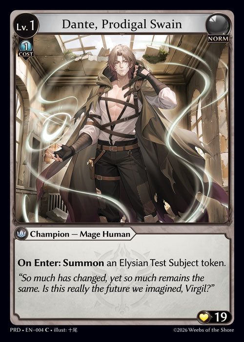 [Norm] Dante, Prodigal Swain FOIL [PRD-004-C]