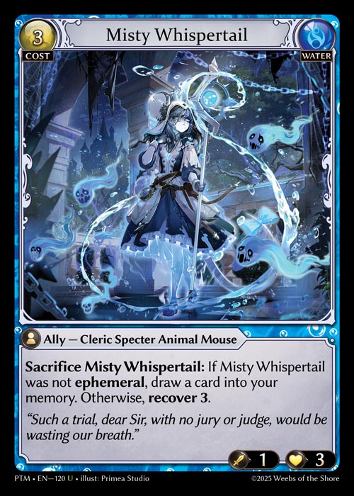 [Water] Misty Whispertail CURIO FOIL [PTM-120-U]