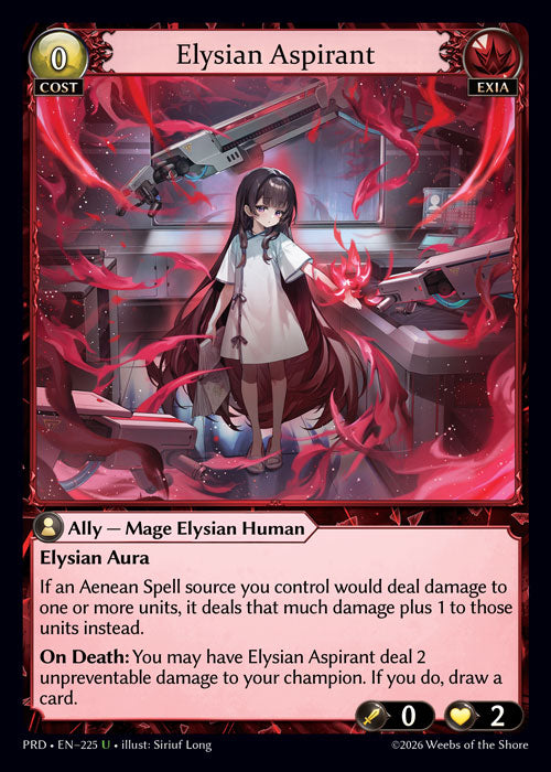 [Exia] Elysian Aspirant FOIL [PRD-225-U]