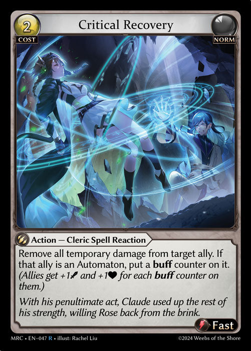 [Norm] Critical Recovery [MRC-047-R]