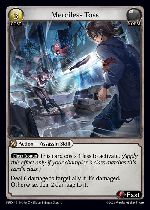 [Norm] Merciless Toss CURIO FOIL [PRD-076-C]