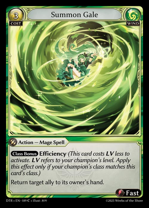 [Wind] Summon Gale [DTR-189-C]