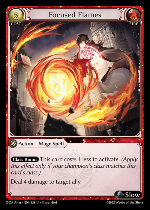 [Fire] Focused Flames [DOA Alter-138-U]